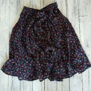 Vintage floral skirt